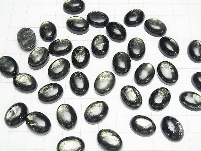 [Video] Green Mica AAA Oval Cabochon 16x12mm 1pc