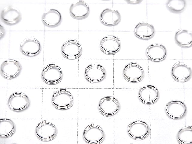 Silver925 Double Ring [5mm][6mm][8mm][10mm] No coating 3pcs