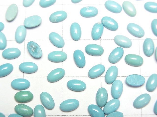 [Video]Sleeping Beauty Turquoise AA++ Oval Cabochon 5x3mm 5pcs