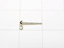 [Video][K10 Yellow Gold] Earstuds with Ring (Bra Piercing) 1 pair
