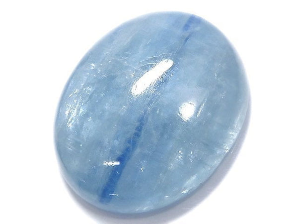 [Video][One of a kind] High Quality Sky Kyanite AAA- Cabochon 1pc NO.16