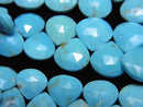 [Video] Arizona Kingman Turquoise AA++ Chestnut Faceted Briolette half or 1strand beads (aprx.6inch/14cm)