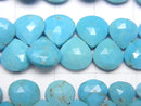 [Video] Arizona Kingman Turquoise AA++ Chestnut Faceted Briolette half or 1strand beads (aprx.6inch/14cm)