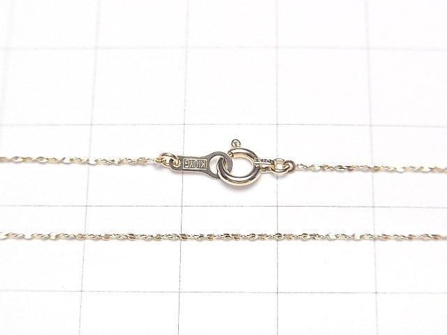 [Video] [K10 Yellow Gold] Twist (S-shaped) Chain Bracelet, Approx. 0.7mm Wide, 1pc