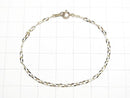 [Video] [K10 Yellow Gold] Half Flat Oval Chain Bracelet, Approx. 1.9mm Wide, 1pc