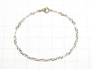 [Video][K10 Yellow Gold] Half Flat Oval Chain Approx. 1.9mm Width Bracelet 1pc