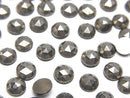 [Video] Pyrite Loose stone Round Rose Cut 5x5mm 5pcs
