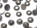 [Video] Pyrite Loose stone Round Rose Cut 5x5mm 5pcs