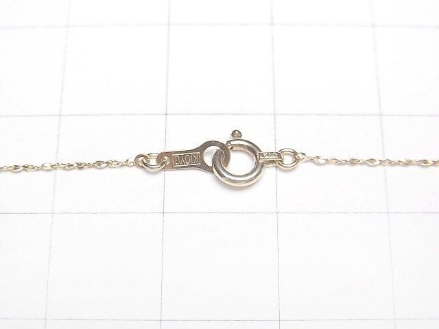 [Video] [K10 Yellow Gold] Twist (S-shaped) Chain Necklace, Approx. 0.7mm Wide, 1pc