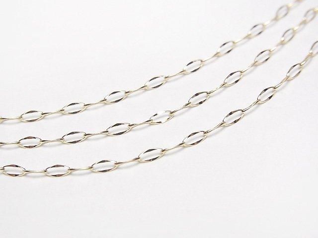 [Video][K10 Yellow Gold] Diamond Shape Cut Chain Approx. 1.6mm Wide Necklace 1pc
