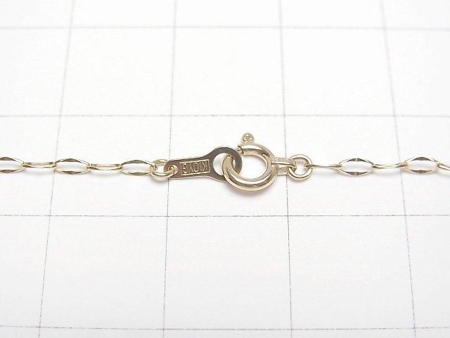 [Video][K10 Yellow Gold] Diamond Shape Cut Chain Approx. 1.6mm Wide Necklace 1pc