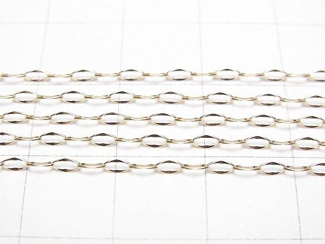 [Video][K10 Yellow Gold] Diamond Shape Cut Chain Approx. 1.6mm Wide Necklace 1pc