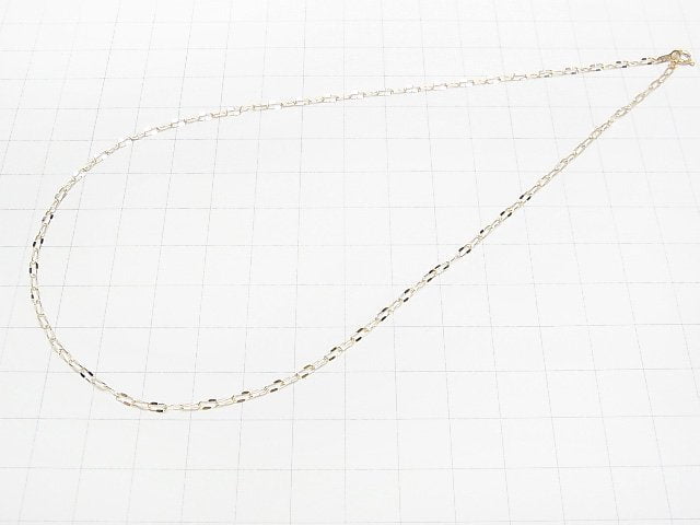 [Video][K10 Yellow Gold]Half Flat Oval Chain Approx. 1.9mm Width Necklace 1pc