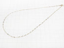 [Video][K10 Yellow Gold]Half Flat Oval Chain Approx. 1.9mm Width Necklace 1pc