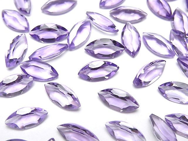 [Video]High Quality Amethyst AAA Loose stone Marquise Faceted 10x5mm 5pcs