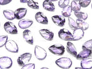 [Video]High Quality Amethyst AAA Loose stone Pear shape Faceted 10x7mm 3pcs