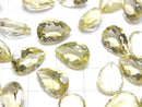 [Video]High Quality Lemon Quartz AAA Loose stone Pear shape Faceted 14x10mm 2pcs