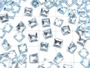 [Video]High Quality Sky Blue Topaz AAA Loose stone Square Faceted 5x5mm 5pcs