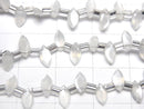 [Video]High Quality White Moonstone AAA- Marquise Faceted 6x3mm 1strand (18pcs)