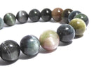 [Video][One of a kind] Tourmaline Cat's Eye Round 9mm Bracelet NO.8