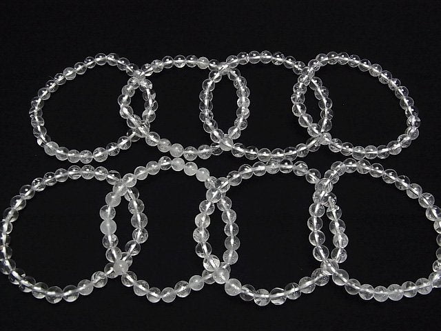 [Video] Himalayan Crystal AA++ Round 6mm Bracelet