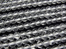 [Video]Crystal Quartz AAA- Round 4mm 1strand beads (aprx.15inch/36cm)