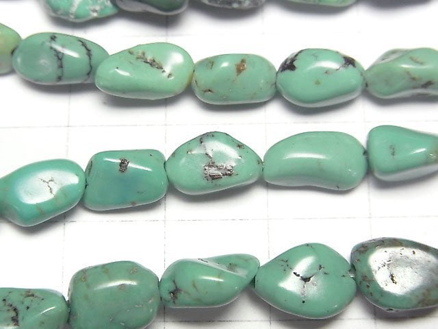 [Video]Turquoise AA++ Small Size Nugget 1strand beads (aprx.15inch/36cm)
