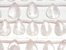 [Video] Madagascar Rose Quartz Pear shape (petal) [S size] 1strand (36cm)