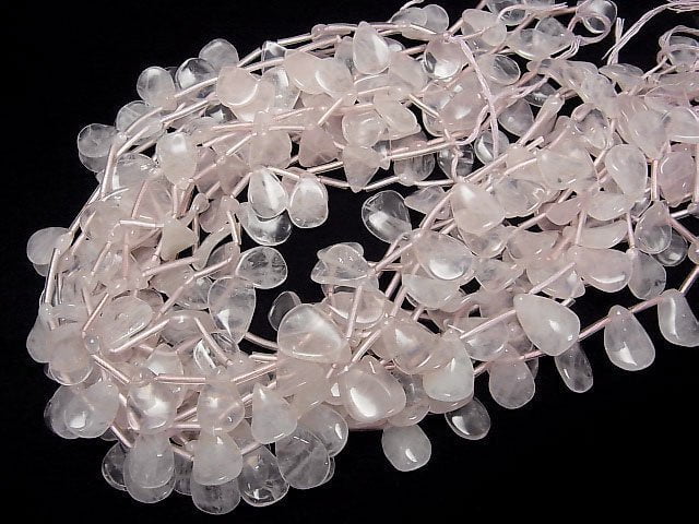 [Video] Madagascar Rose Quartz Pear shape (petal) [S size] 1strand (36cm)