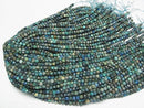 [Video]High Quality! Chrysocolla AA+ Cube Shape 4x4x4mm half or 1strand beads (aprx.15inch/37cm)