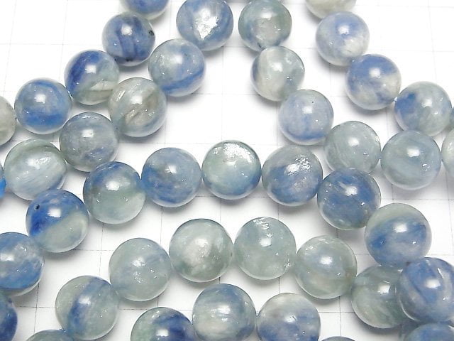 [Video]Bi-color Kyanite AA+ Round 10mm Bracelet