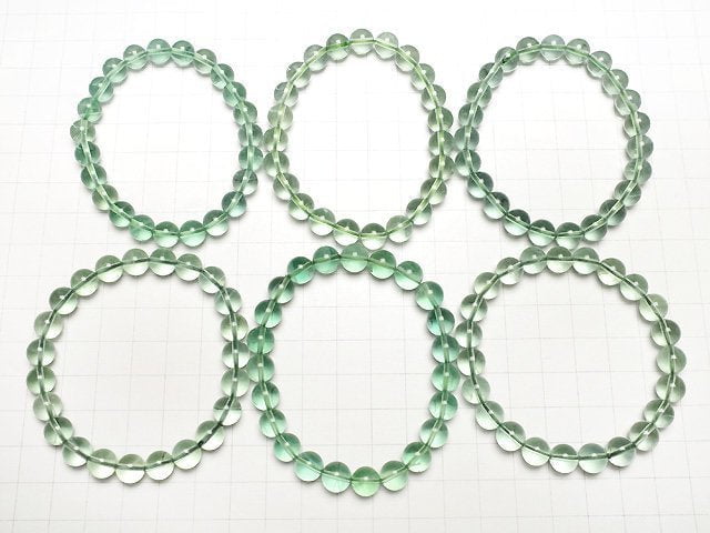 [Video] Green Fluorite AAA Round 8mm Bracelet