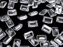 [Video]High Quality White Topaz AAA Loose stone Rectangle Faceted 6x4mm 10pcs