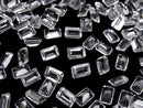 [Video]High Quality White Topaz AAA Loose stone Rectangle Faceted 6x4mm 10pcs