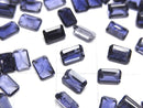[Video]High Quality Iolite AAA- Loose stone Rectangle Faceted 6x4mm 5pcs