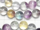 [Video] Multicolor Fluorite AAA Round 8mm Bracelet