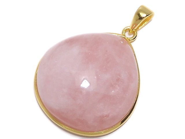 [Video][One of a kind] Morganite AAA Pendant 18KGP NO.69