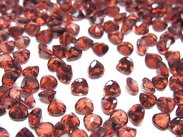 [Video]High Quality Mozambique Garnet AAA Loose stone Chestnut Faceted 4x4mm 10pcs