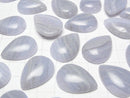 [Video]Blue Lace Agate AA++ Pear shape Cabochon 25x18mm 1pc