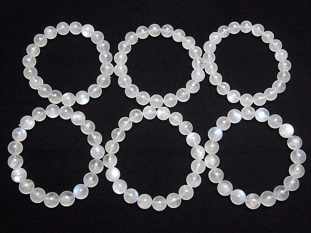 [Video] Royal Blue Moonstone AA++ Round 10mm Bracelet