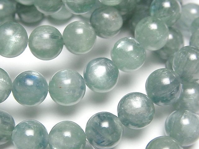 [Video] Kyanite AA++ Round 8mm [Green] Bracelet