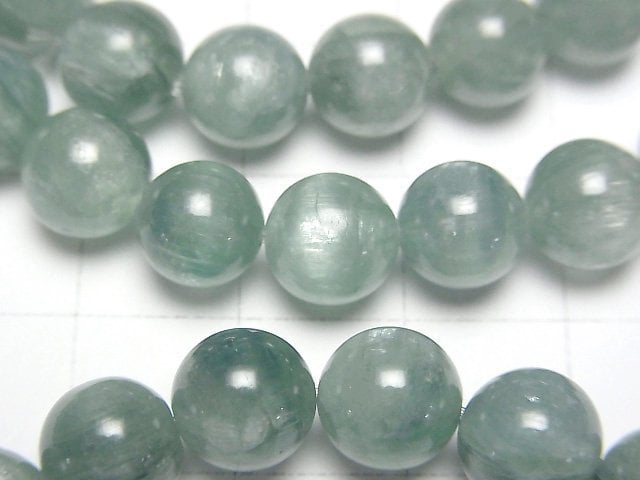 [Video] Kyanite AA++ Round 8mm [Green] Bracelet