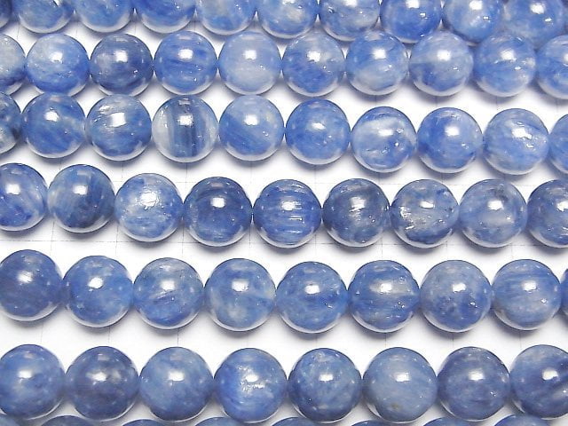 [Video]Kyanite AA++ Round 10mm 1/4 or 1strand beads (aprx.15inch/36cm)