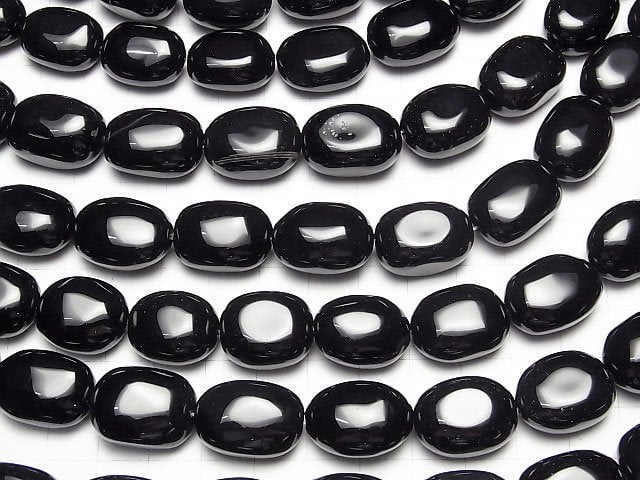 [Video] Onyx Nugget half or 1strand beads (aprx.15inch/36cm)