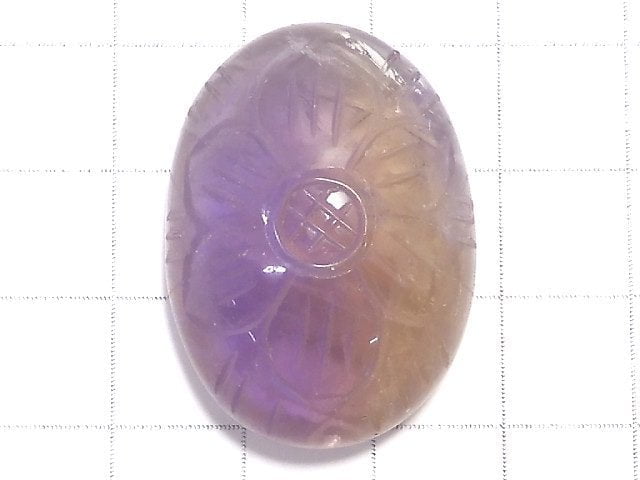 [Video][One of a kind] High Quality Ametrine AAA- Carved Loose stone 1pc NO.254