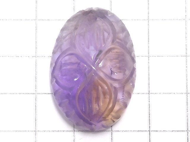 [Video][One of a kind] High Quality Ametrine AAA- Carved Loose stone 1pc NO.255