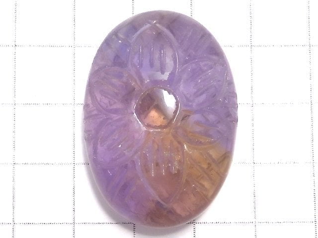 [Video][One of a kind] High Quality Ametrine AAA- Carved Loose stone 1pc NO.260