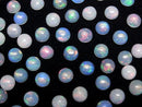 [Video]High Quality Ethiopian Opal AAA Round Cabochon 7x7mm 5pcs