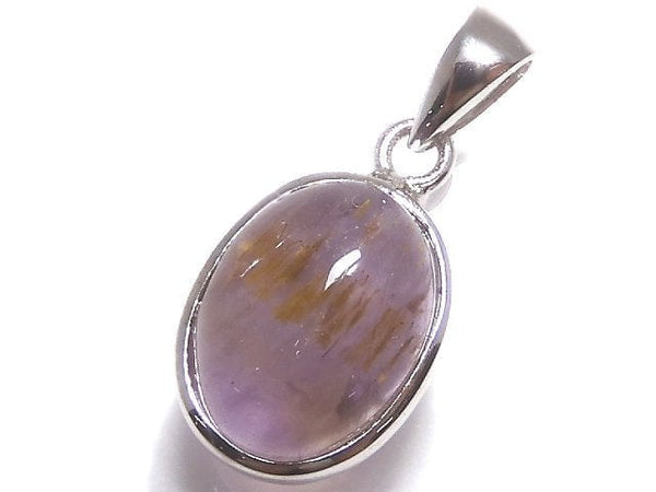 [Video][One of a kind] Cacoxenite in Amethyst AAA- Pendant Silver925 NO.21