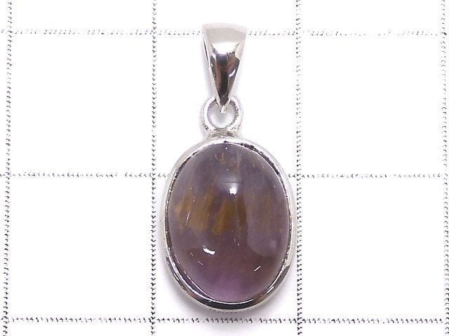 [Video][One of a kind] Cacoxenite in Amethyst AAA- Pendant Silver925 NO.21